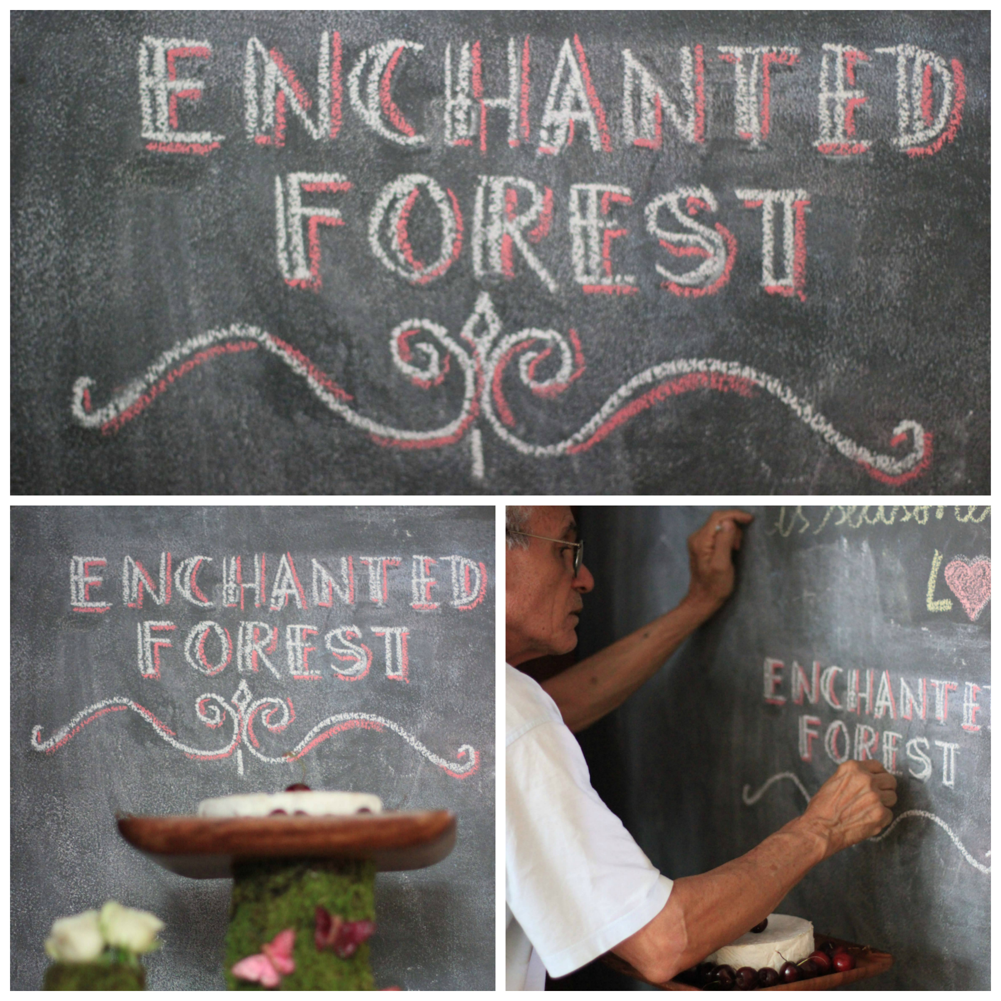 Enchanted Forest Cake Stand