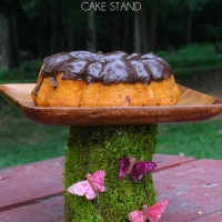 DIY: Enchanted Forest Cake Stand